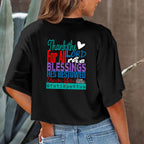 Blessings Bestowed Women’s Cropped T-Shirt