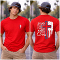 Flag & Cross Short Sleeve T-Shirt