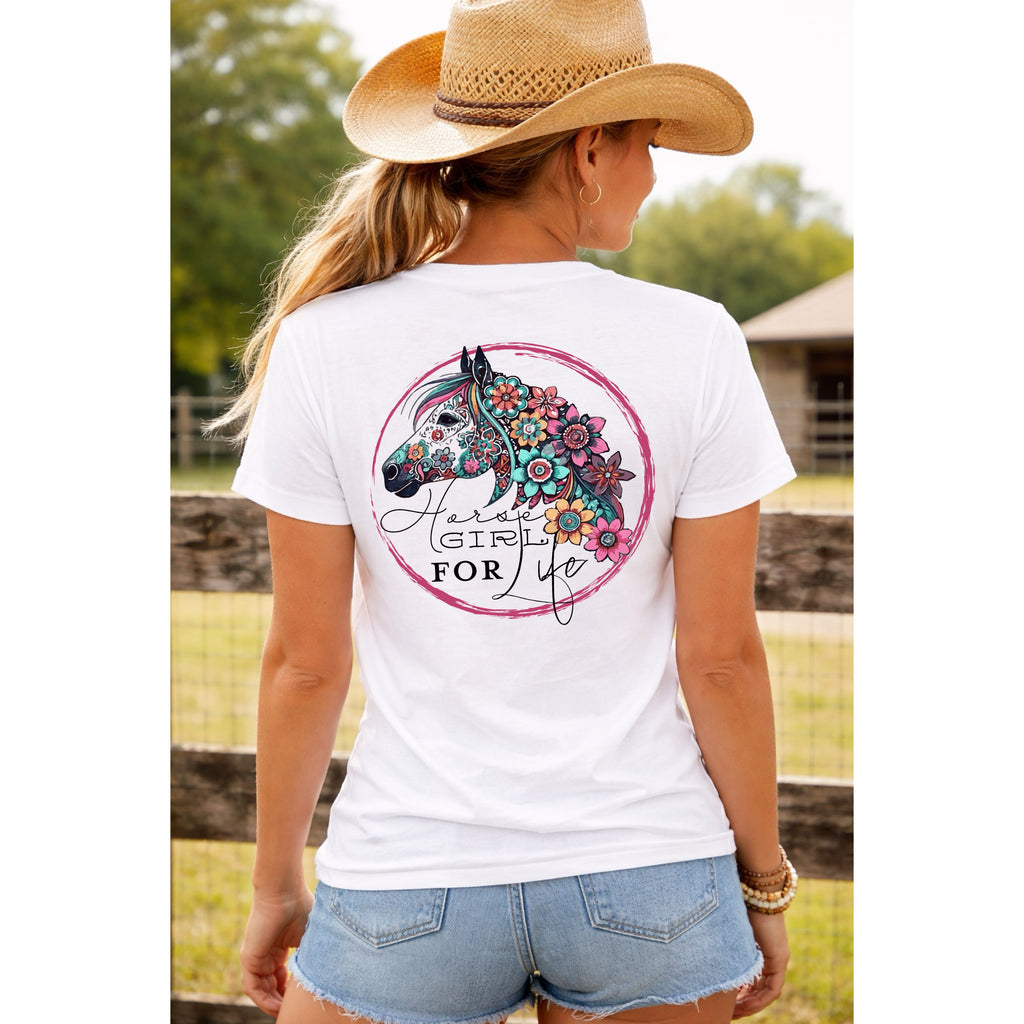 Horse Girl Short Sleeve T-shirt