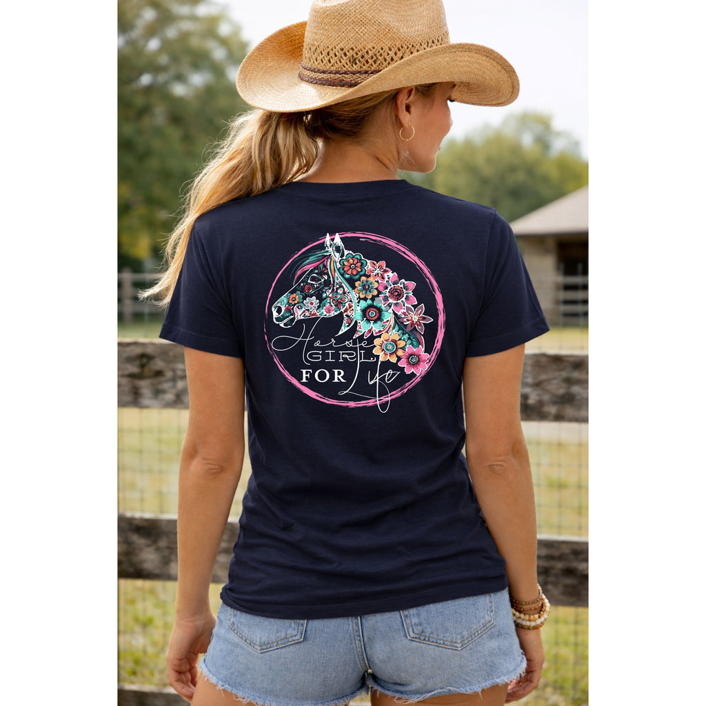 Horse Girl Short Sleeve T-shirt
