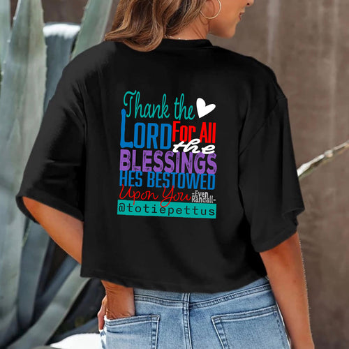 Blessings Bestowed Women’s Cropped T-Shirt