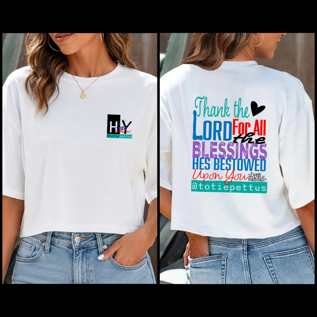 Hey, Hello, How Are You? Women’s Cropped T-Shirt