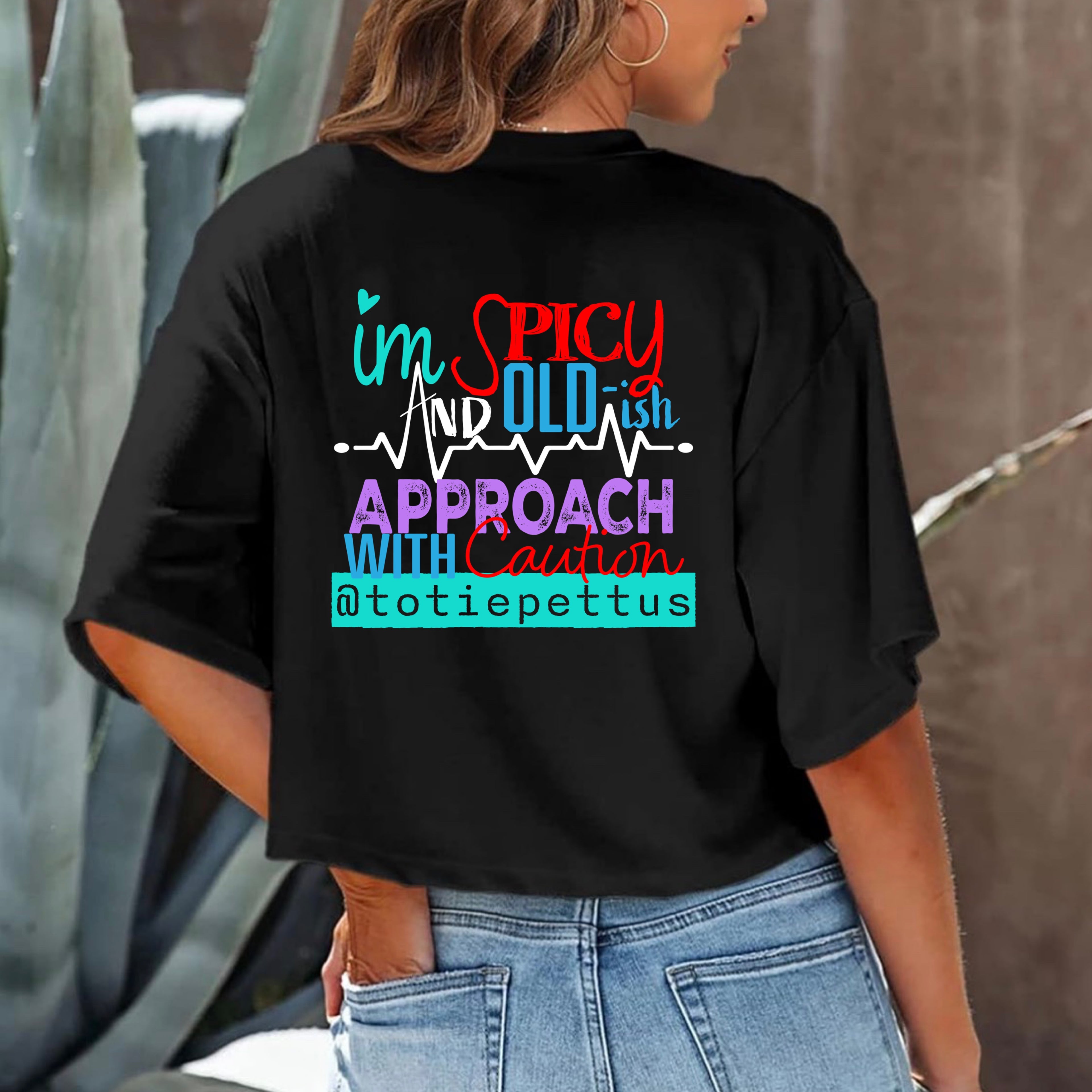Hey, Hello, How Are You? Women’s Cropped T-Shirt