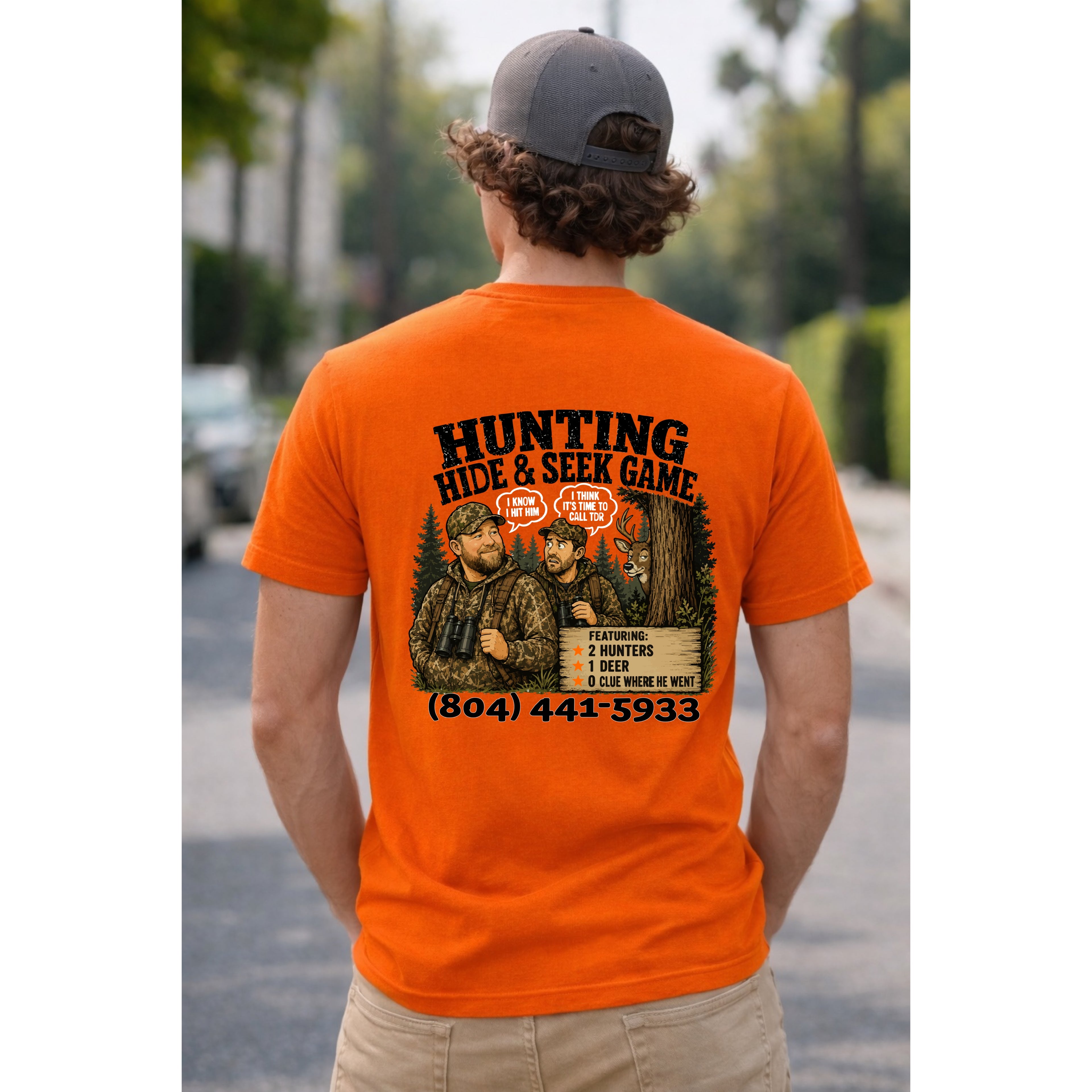 TDR Hunting Hide & Seek Short Sleeve T-Shirt
