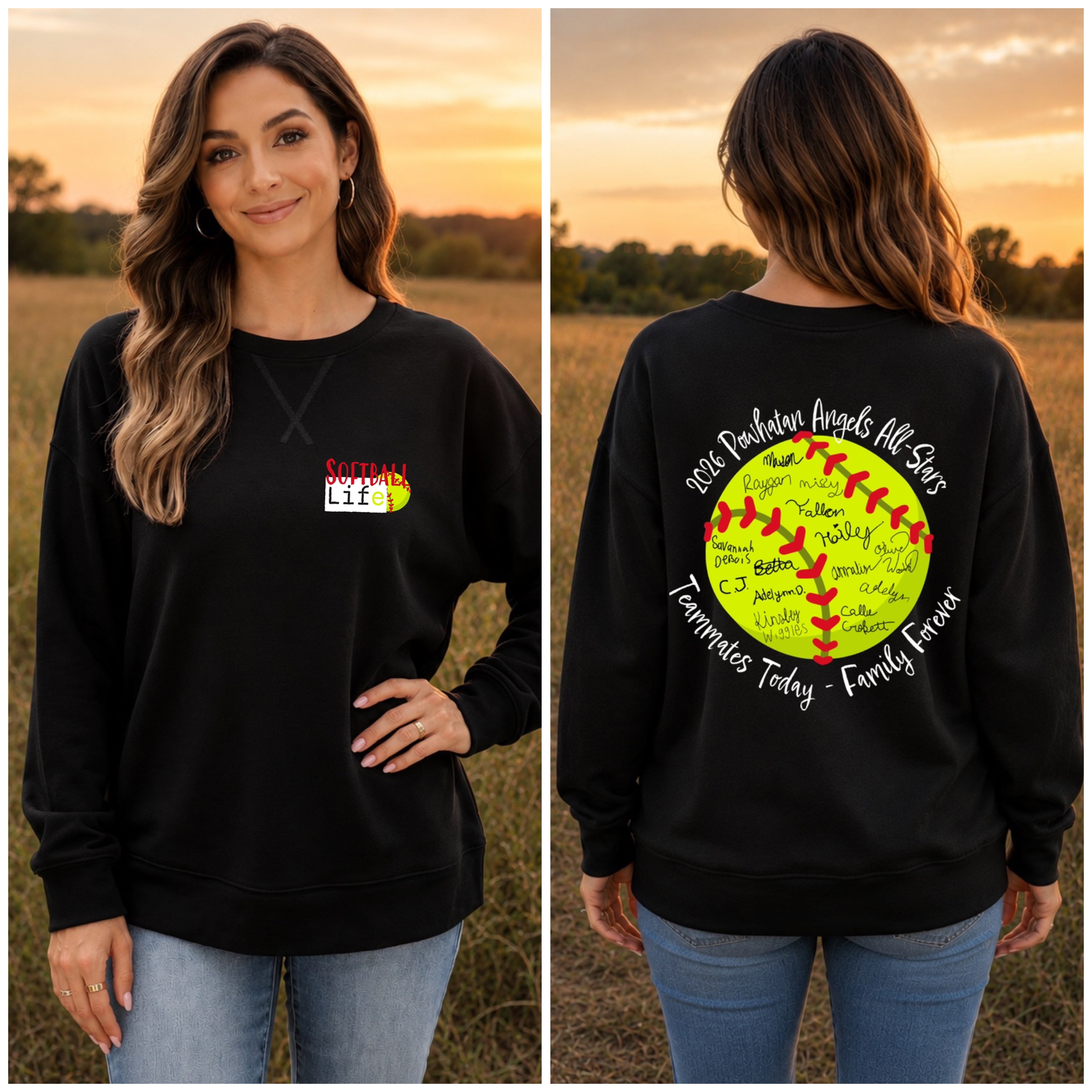 Powhatan Angels All-Stars Sweatshirt
