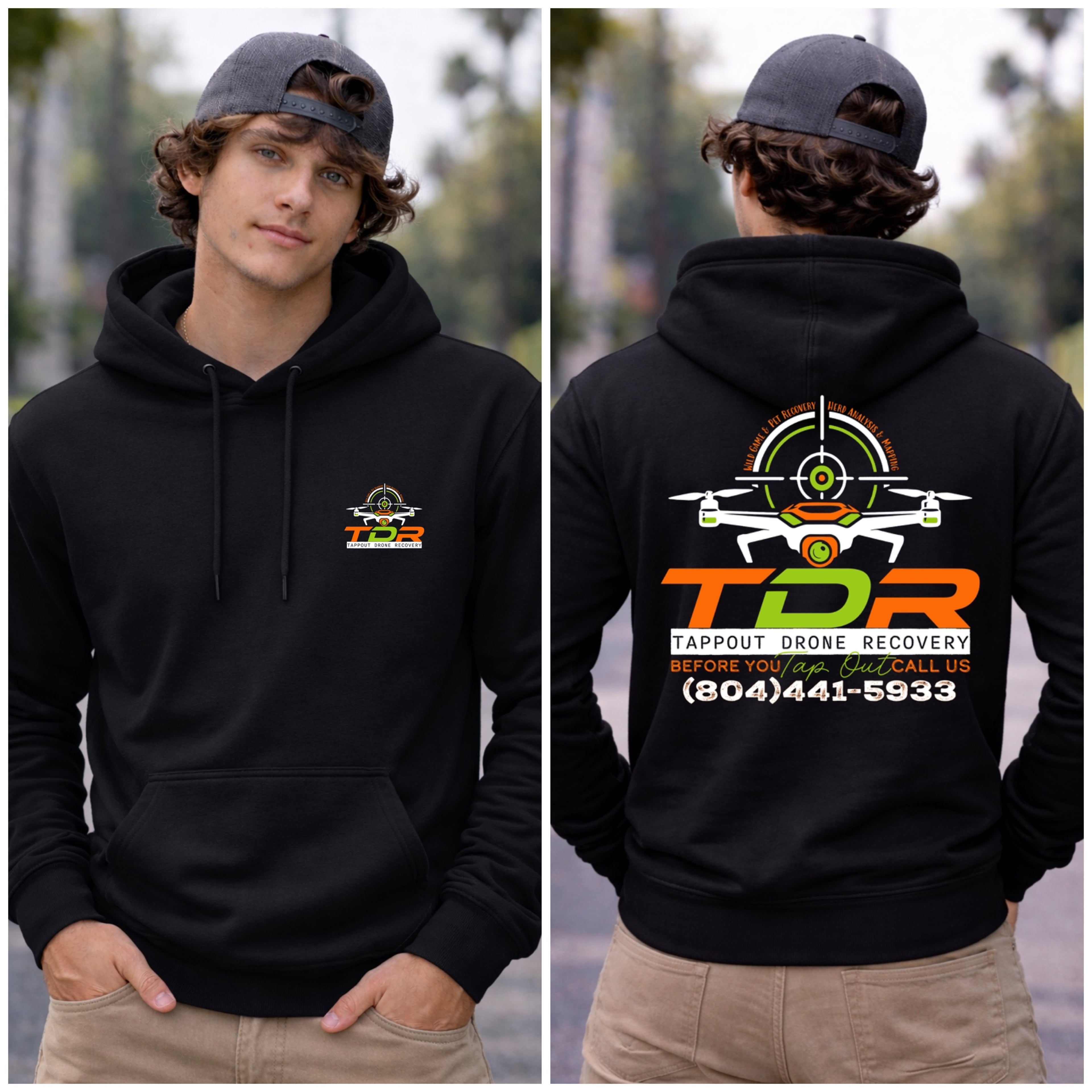 Tappout Drone Recovery Hoodie Sweatshirt
