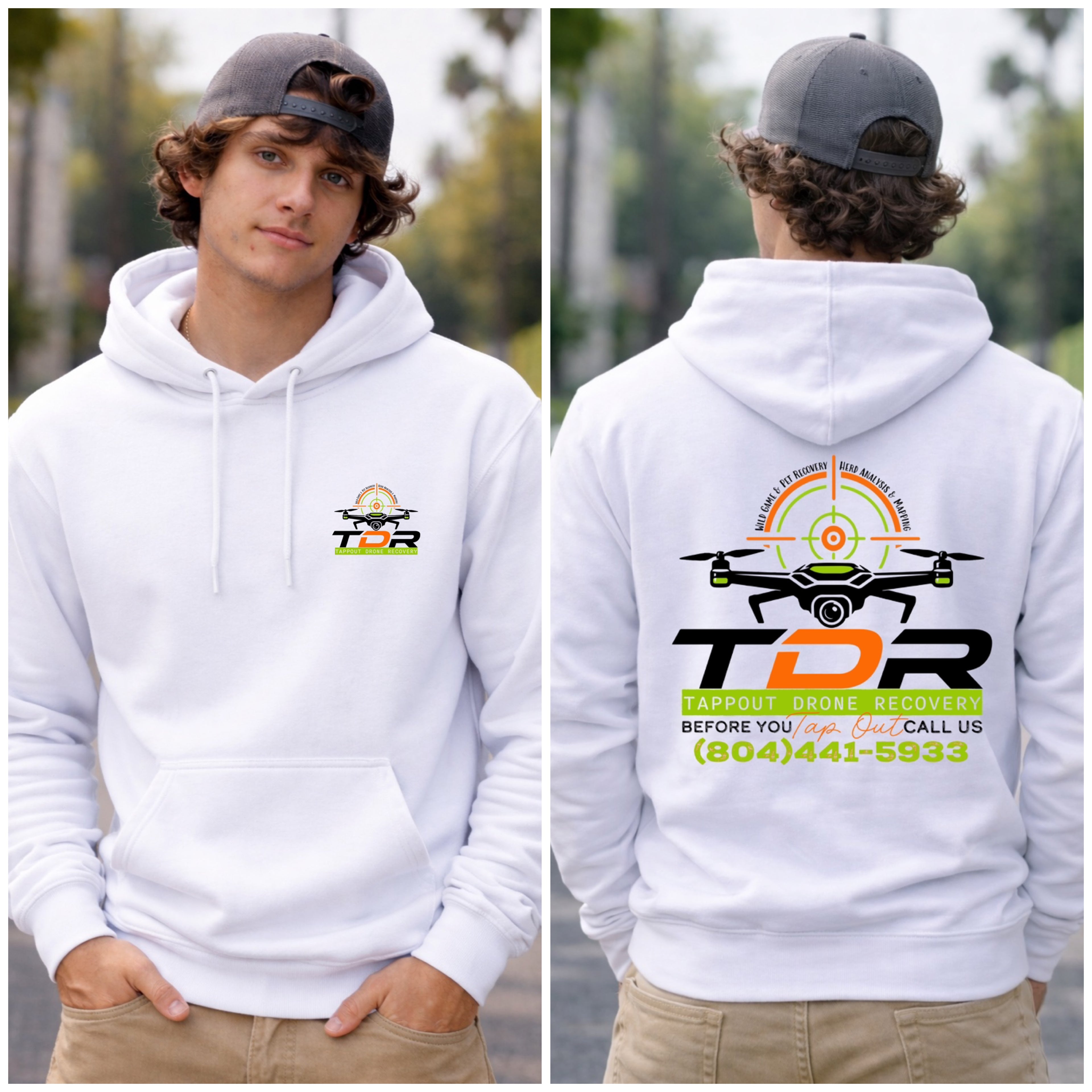 Tappout Drone Recovery Hoodie Sweatshirt