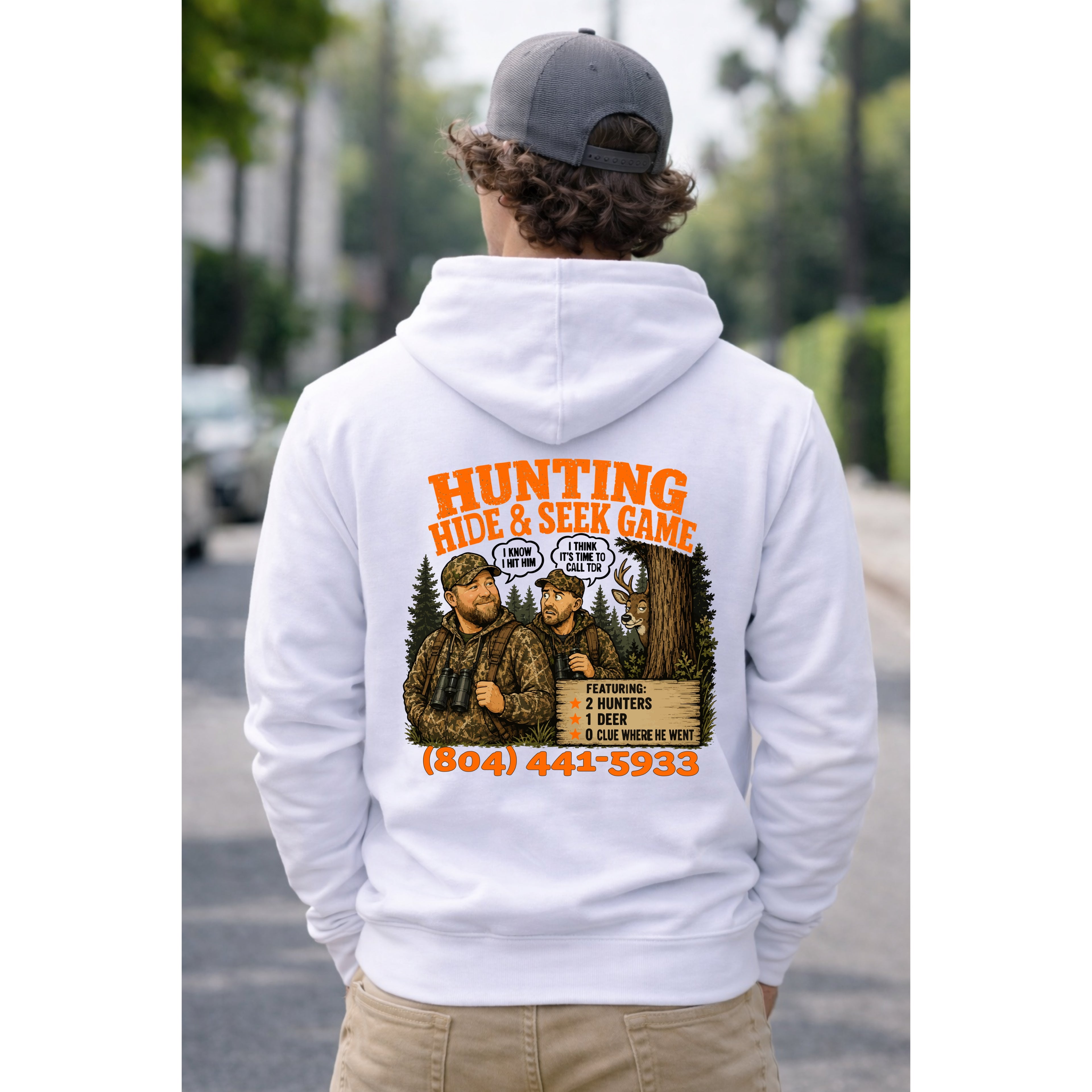 TDR Hunting Hide & Seek Hoodie Sweatshirt