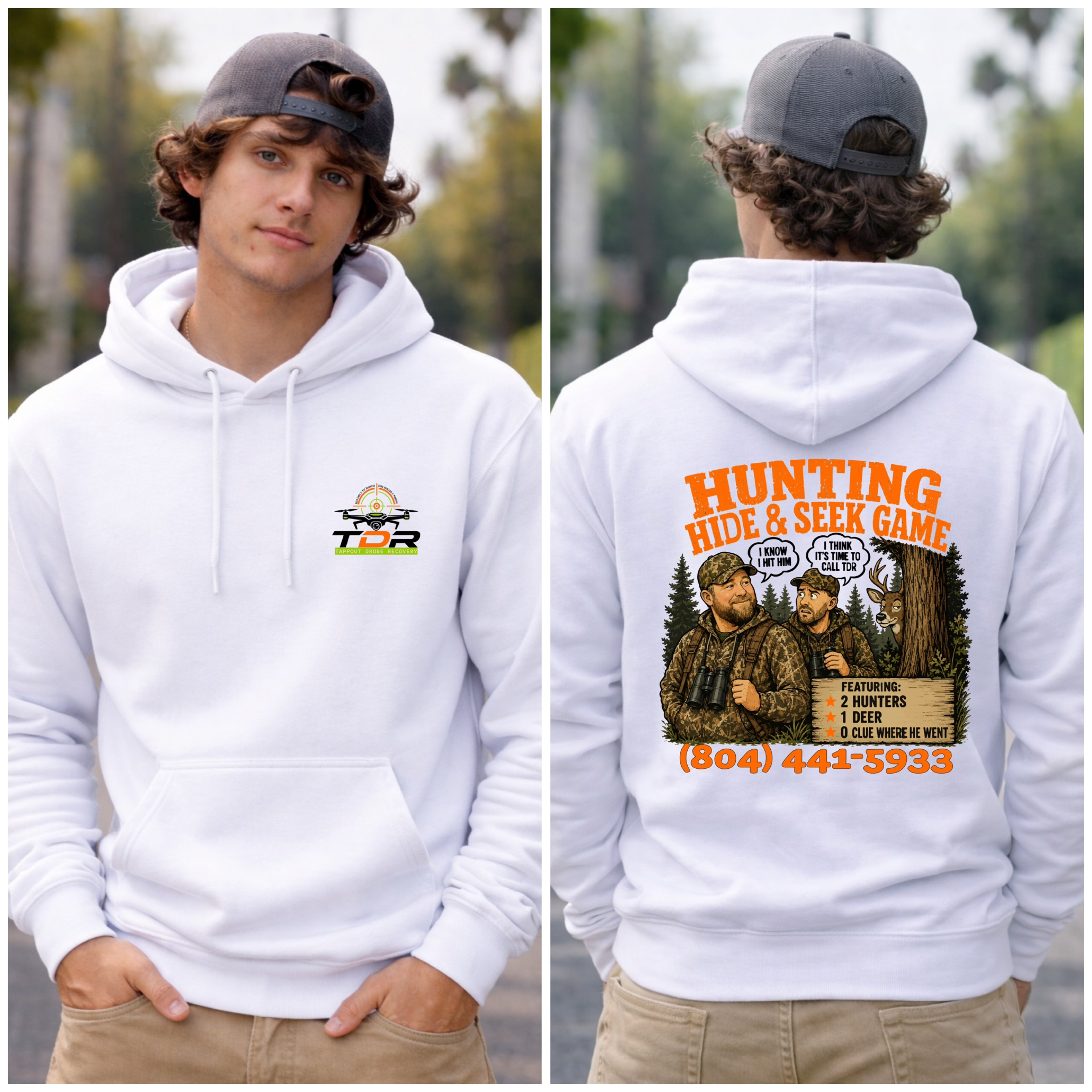 TDR Hunting Hide & Seek Hoodie Sweatshirt