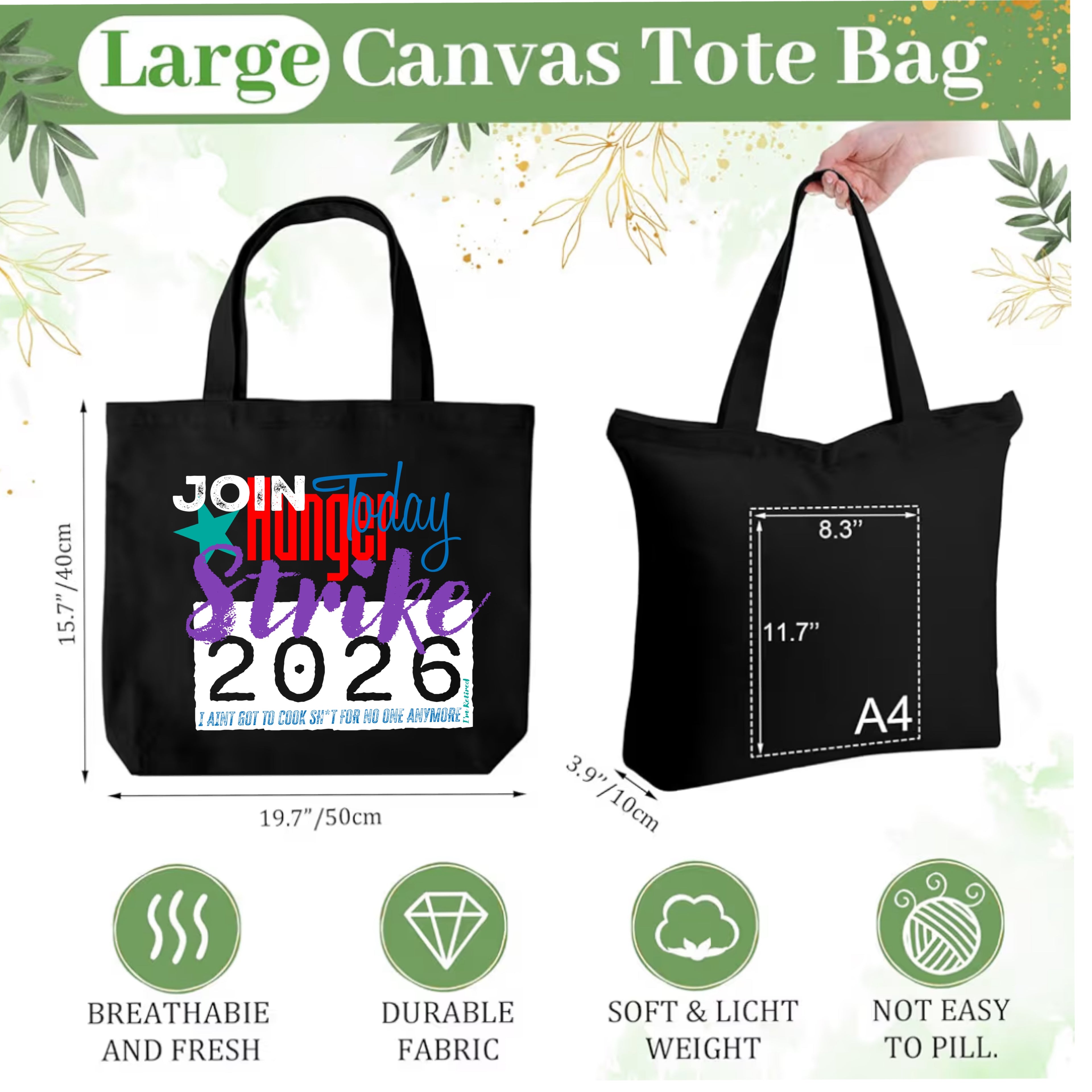 Hey, Hello, How Are You? Zipped Tote Bag