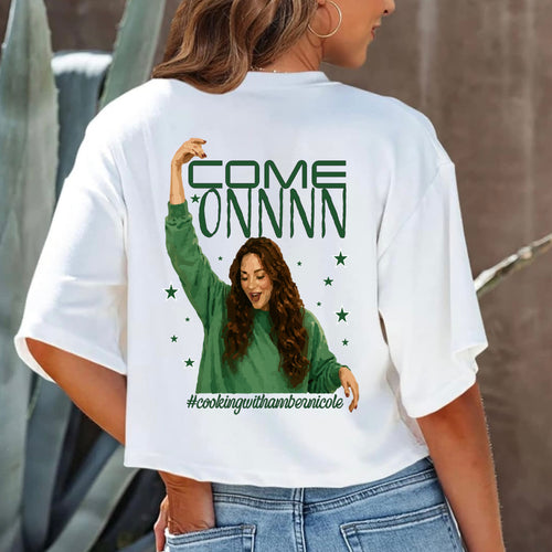 Cooking with Amber Nicole Women’s Cropped T-Shirt