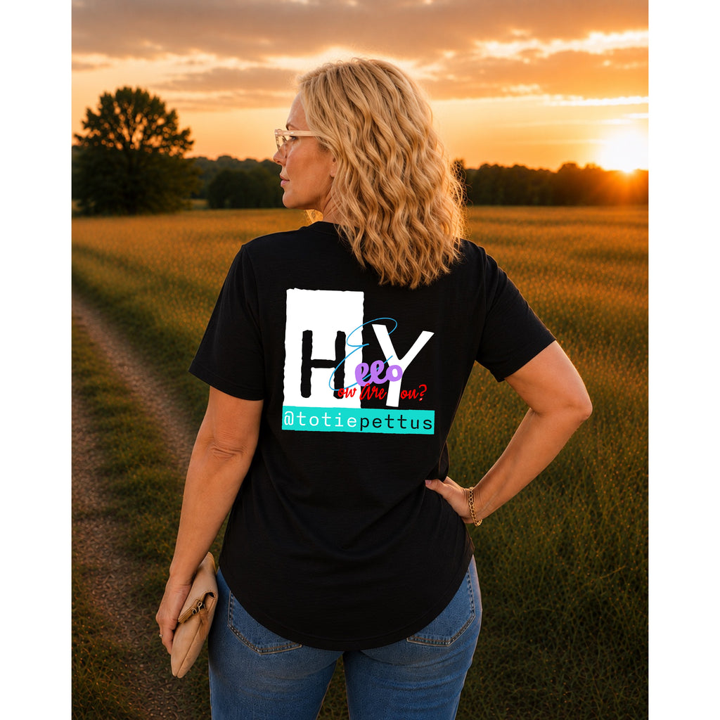 Hey, Hello, How Are You? Women’s V-Neck T-Shirt