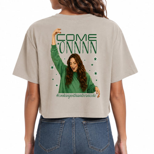 Cooking with Amber Nicole Women’s Cropped T-Shirt
